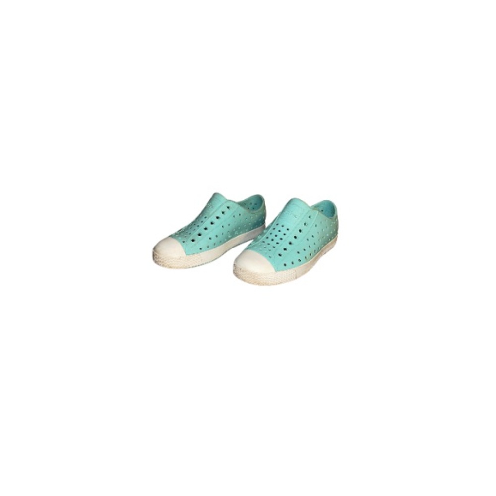 Native Perforated Turquoise Shoes - Girl’s Size 2